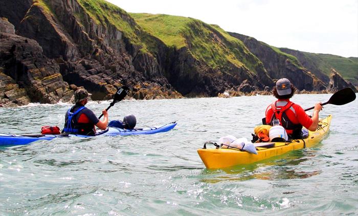 Sea kayaking